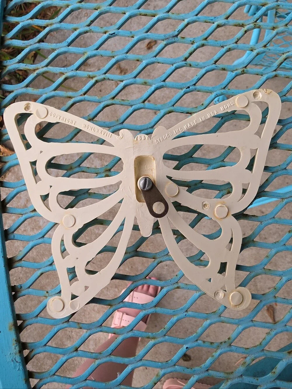 Vintage HOMCO Home Interiors Syroco Butterflies MCM Wall Decor Set of 3